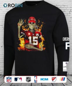 Kansas City Chiefs Kingdom Reaper Fire Shirt
