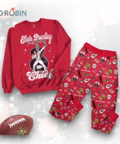 Kansas City Chiefs x Elvis Presley Pajamas Set
