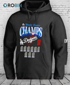 Los Angeles Dodgers 2025 Nine Time World Series Champions Trophy Shirt