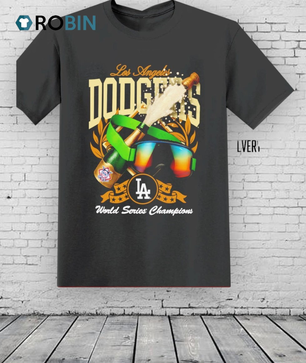 Los Angeles Dodgers 2025 World Series Champions Champagne Shirt Los Angeles Dodgers 2025 World Series Champions Champagne Shirt
