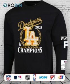 Los Angeles Dodgers 2025 World Series Champions Medallion Logo Shirt