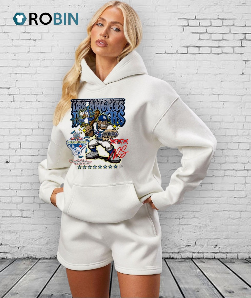 Los Angeles Dodgers Back 2k25 Champions None 2 Some Cartoon Shirt Los Angeles Dodgers Back 2k25 Champions None 2 Some Cartoon Shirt