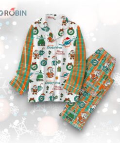 Miami Dolphins Merry Christmas Gifts Pajamas Set