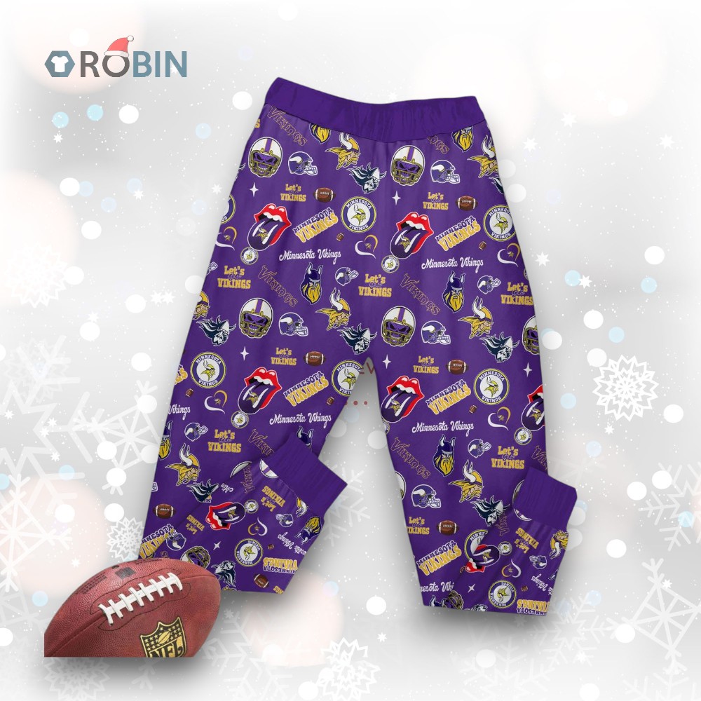 Minnesota Vikings x Elvis Presley Pajamas Set Minnesota Vikings x Elvis Presley Pajamas Set