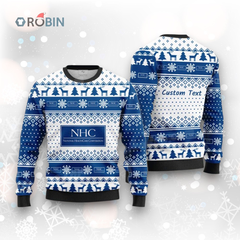 National HealthCare Corporation Logo Custom Sweater National HealthCare Corporation Logo Custom Sweater