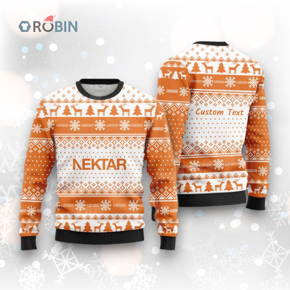 Nektar Therapeutics Holiday Ugly Christmas Sweatshirt, Sweater Nektar Therapeutics Holiday Ugly Christmas Sweatshirt, Sweater