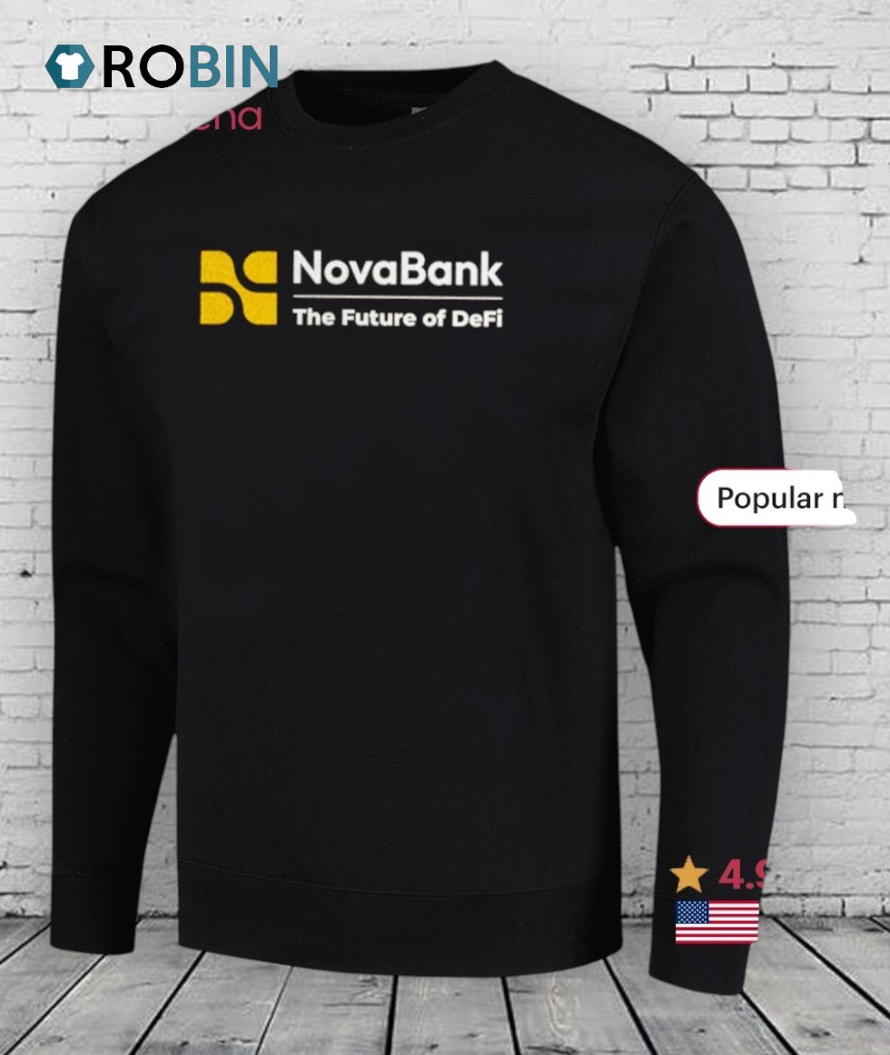 Novabank The Future Of Defi Logo Shirt Novabank The Future Of Defi Logo Shirt