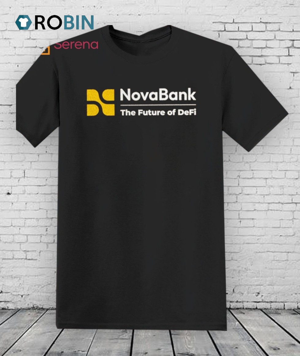 Novabank The Future Of Defi Logo Shirt Novabank The Future Of Defi Logo Shirt