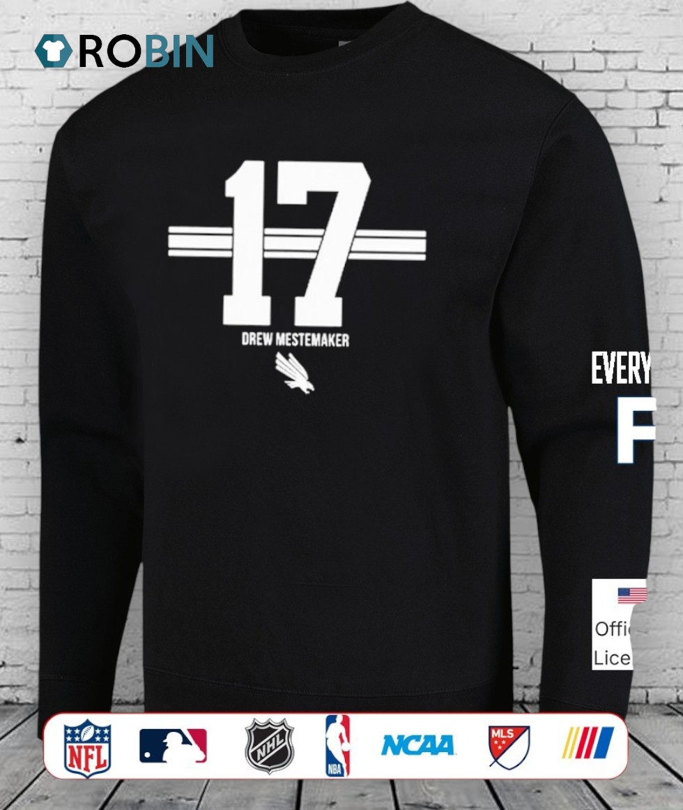 North Texas Mean Green Drew Mestemaker 17 Stripe Shirt North Texas Mean Green Drew Mestemaker 17 Stripe Shirt