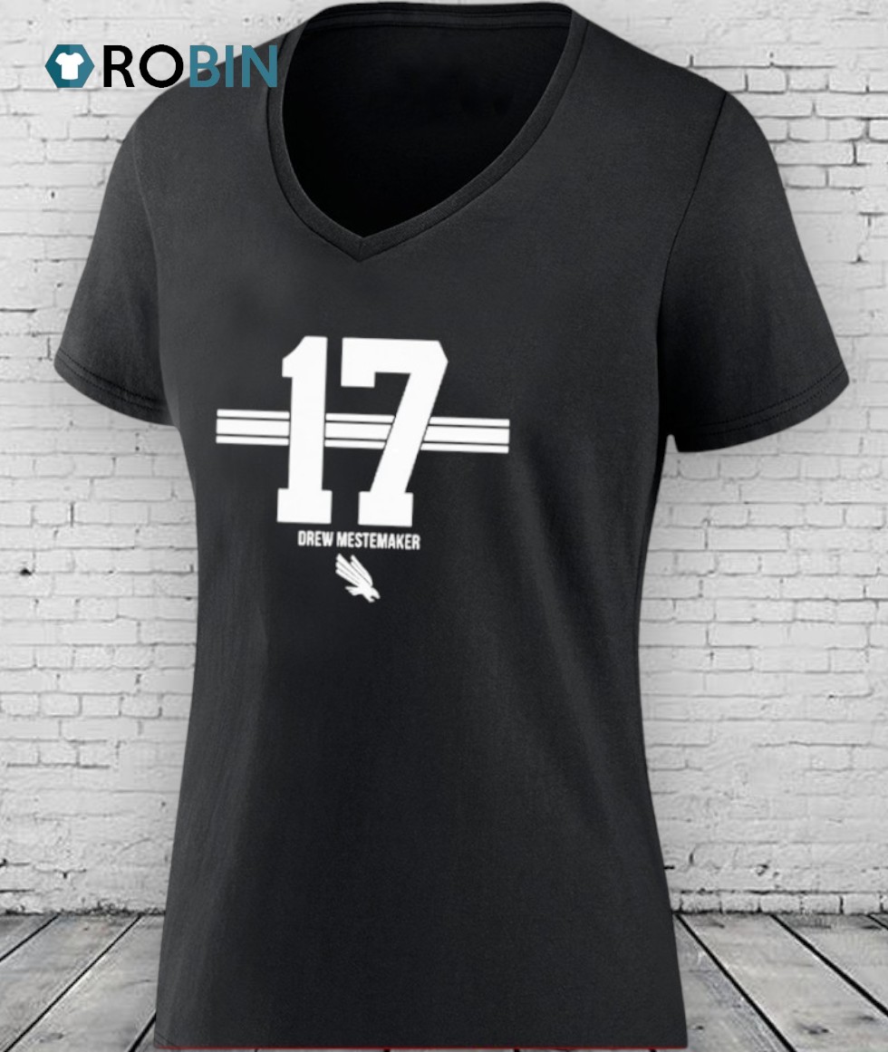 North Texas Mean Green Drew Mestemaker 17 Stripe Shirt North Texas Mean Green Drew Mestemaker 17 Stripe Shirt