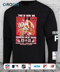 Oklahoma Sooners Beat Alabama 2025 This Is How We Rolled Shirt