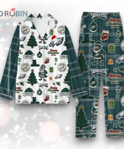 Philadelphia Eagles Merry Christmas Gifts Pajamas Set