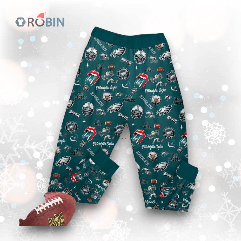 Philadelphia Eagles x Elvis Presley Pajamas Set Philadelphia Eagles x Elvis Presley Pajamas Set