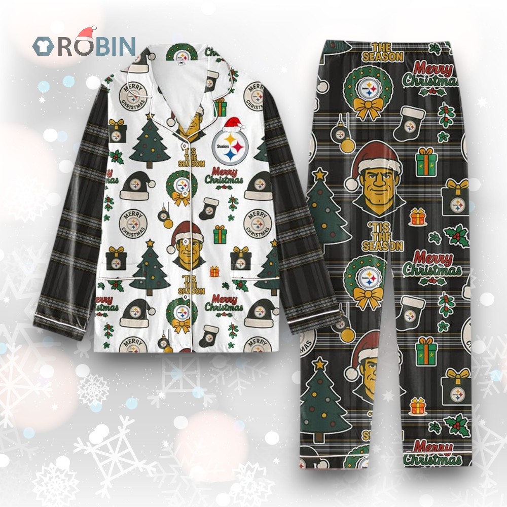 Pittsburgh Steelers Merry Christmas Gifts Pajamas Set Pittsburgh Steelers Merry Christmas Gifts Pajamas Set