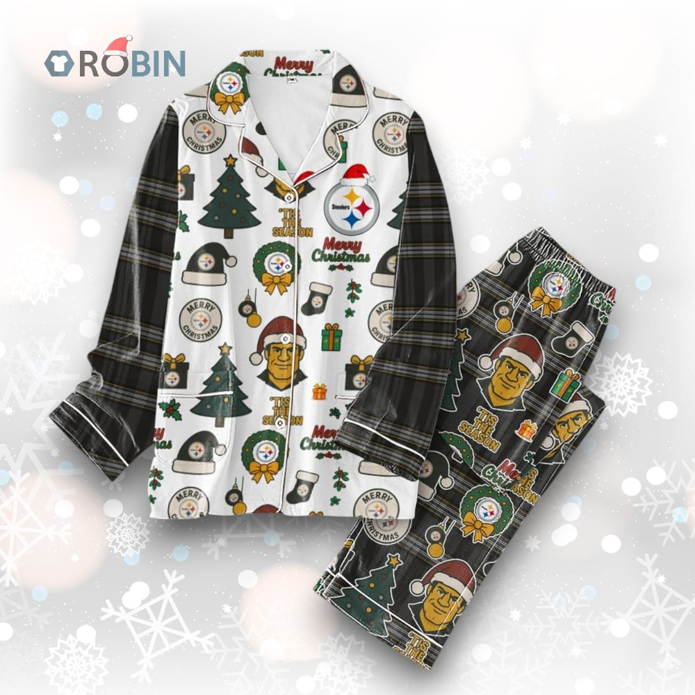 Pittsburgh Steelers Merry Christmas Gifts Pajamas Set Pittsburgh Steelers Merry Christmas Gifts Pajamas Set