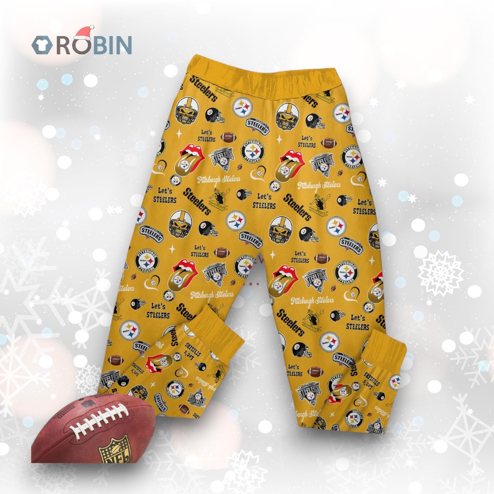 Pittsburgh Steelers x Elvis Presley Pajamas Set Pittsburgh Steelers x Elvis Presley Pajamas Set