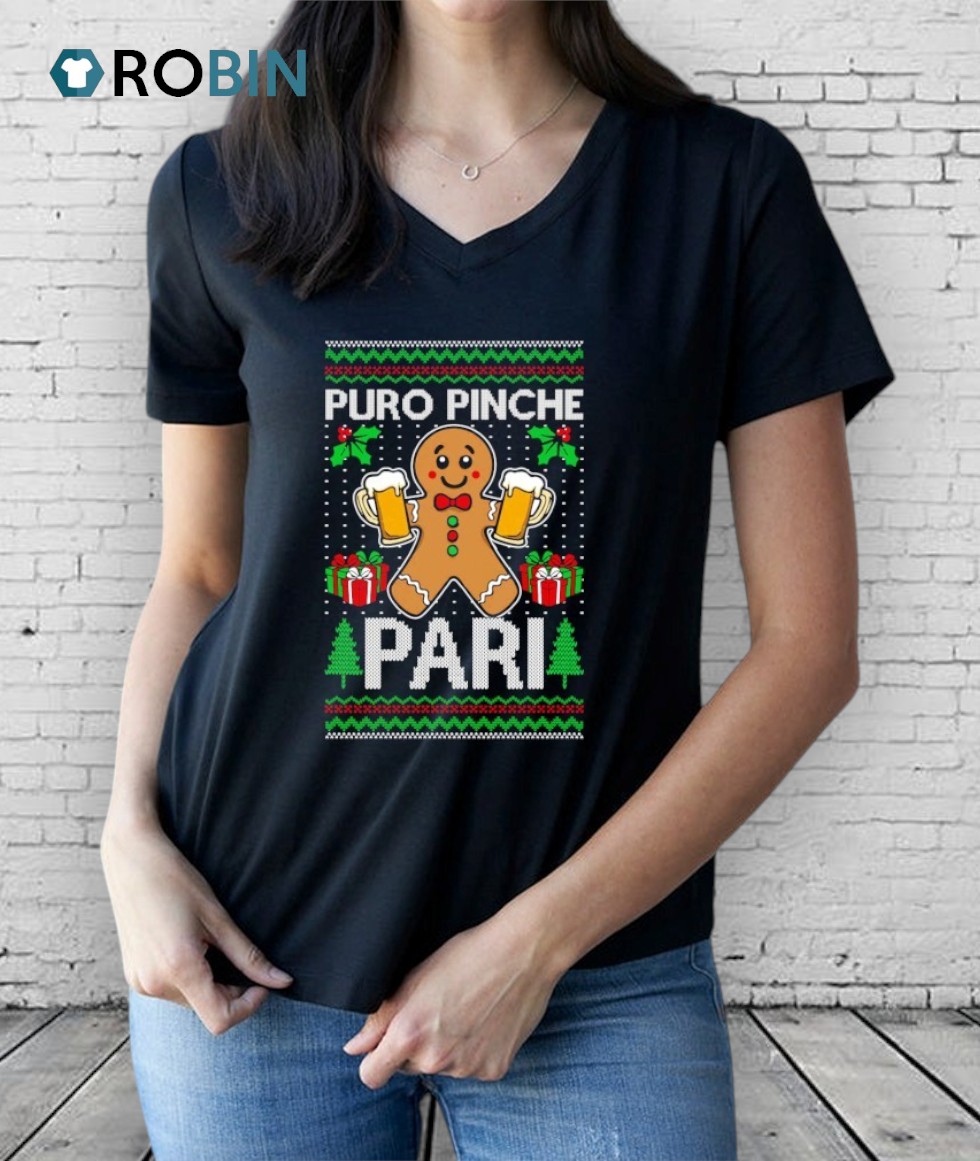 Puro Pinche Pari Ugly Christmas Shirt Puro Pinche Pari Ugly Christmas Shirt
