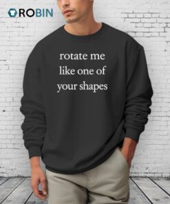 Rotate Me Like One Of Your Shapes Shirt