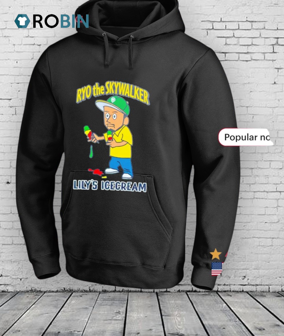 Ryo The Skywalker Lily's Ice Cream Shirt Ryo The Skywalker Lily's Ice Cream Shirt