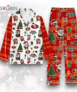 San Francisco 49ers Merry Christmas Gifts Pajamas Set