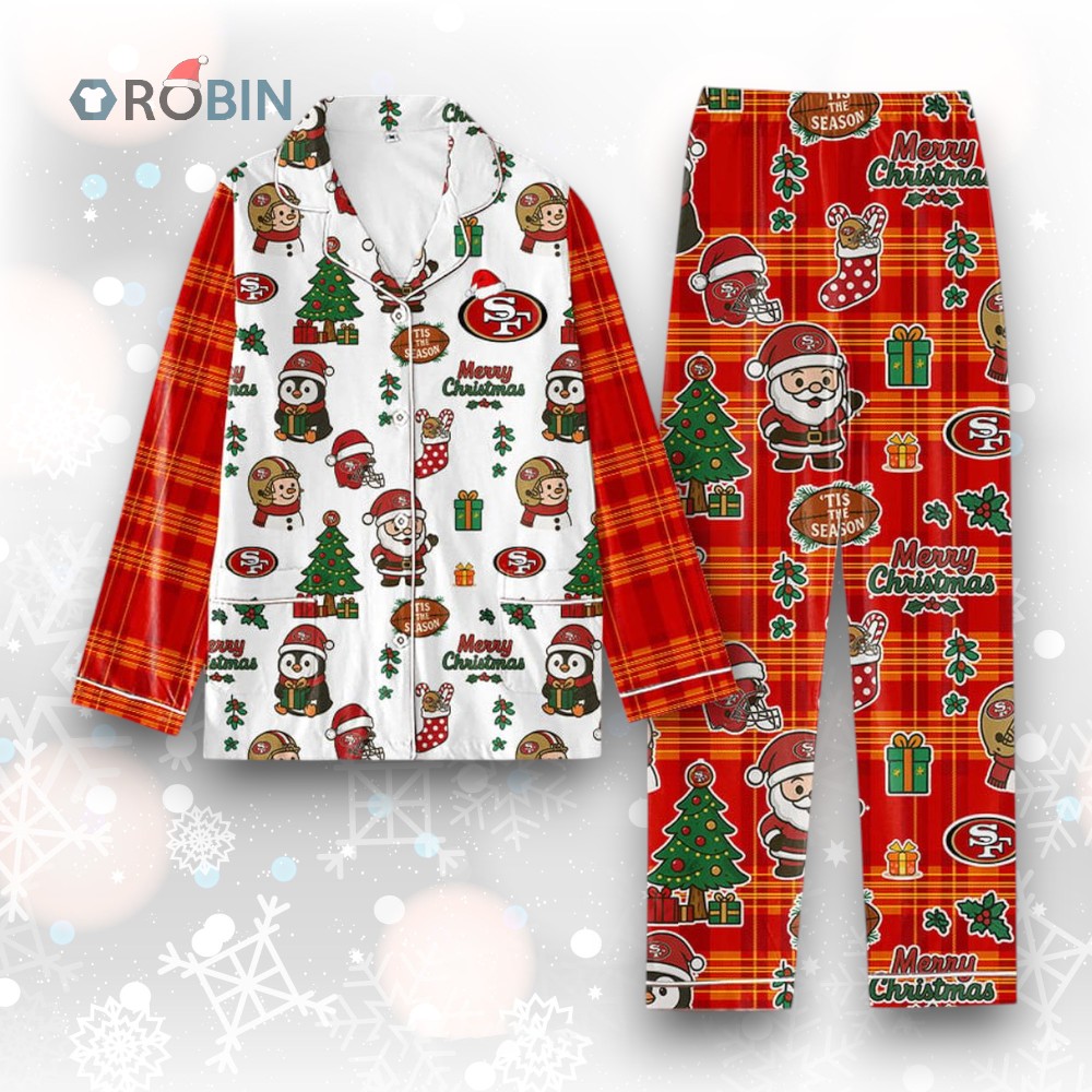 San Francisco 49ers Merry Christmas Gifts Pajamas Set San Francisco 49ers Merry Christmas Gifts Pajamas Set