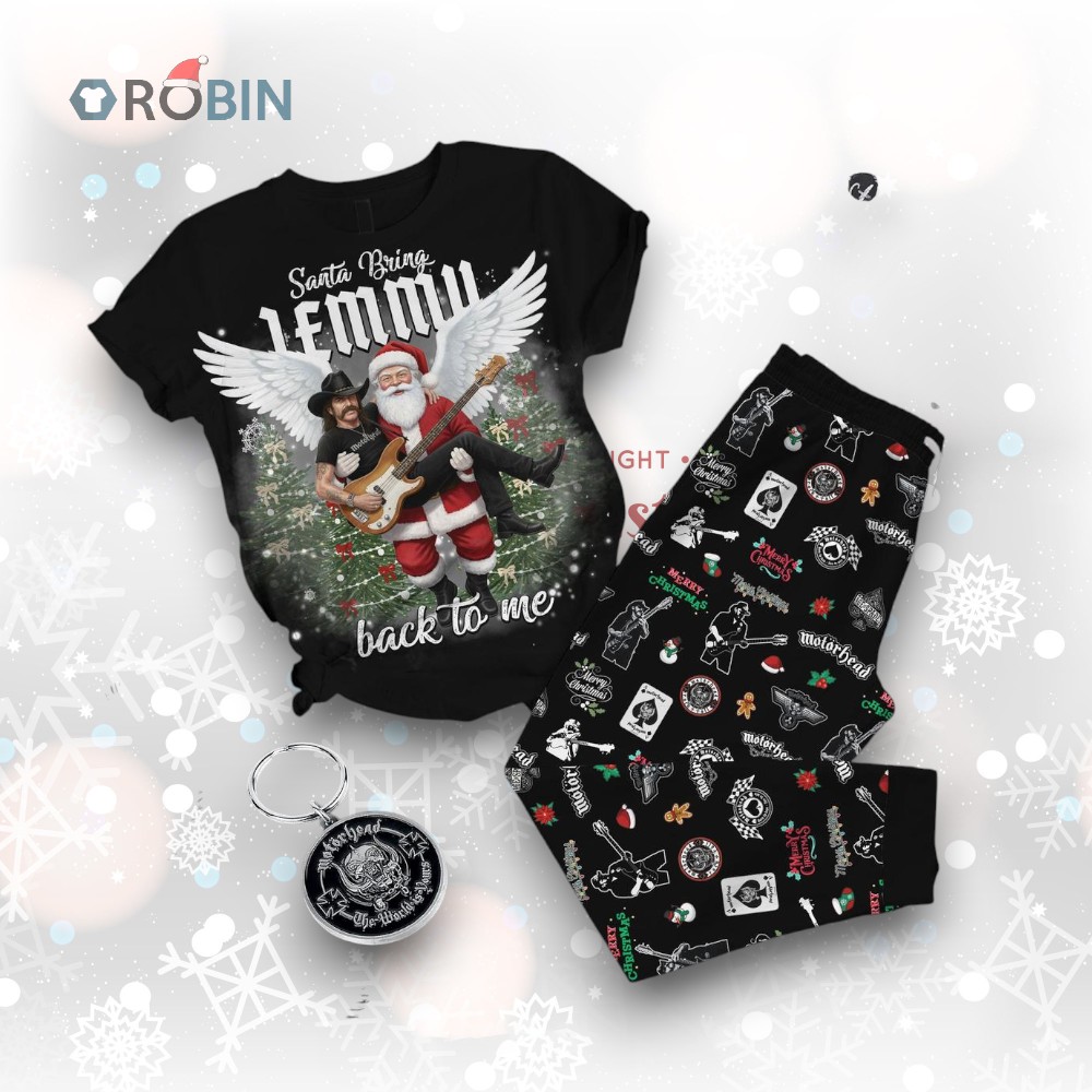 Santa Bring Lemmy Back To Me Pajamas Set Santa Bring Lemmy Back To Me Pajamas Set