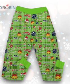 Seattle Seahawks They Hate Us Because They Ain’t Us Grinch Pajamas Set