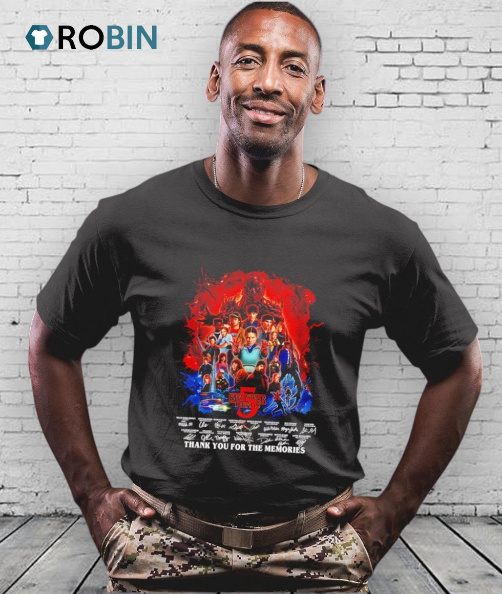 Stranger Things 5 Thank You For The Memories Shirt Stranger Things 5 Thank You For The Memories Shirt