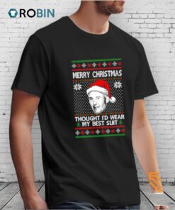 Thought I’d Wear My Best Suit Ed Gein Ugly Christmas Shirt