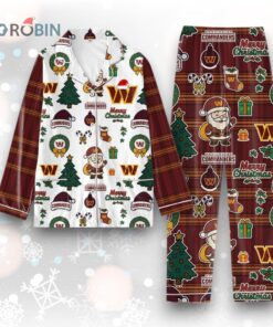 Washington Commanders Merry Christmas Gifts Pajamas Set