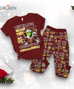 Washington Commanders They Hate Us Because They Ain’t Us Grinch Pajamas Set