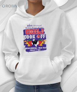 30th Annual Willis Kool Kats Chili Cook Off Shirt