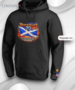 Braveheart 30th Anniversary 1996 2026 They May Take Our Lives Shirt