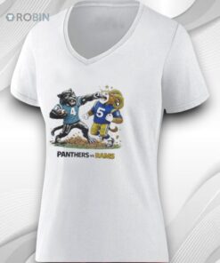 Carolina Panthers Vs. Los Angeles Rams Rivalries Football Mascot Shirt