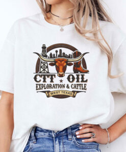 CTT Oil Exploration & Cattle West Texas Landman Unisex Shirt