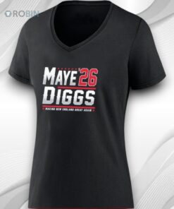 Drake Maye And Stefon Diggs 2026 Making New England Football Great Again Shirt