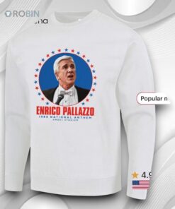Enrico Pallazzo 1988 National Anthem Naked Gun Movie Shirt