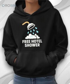Free Hotel Shower Shirt