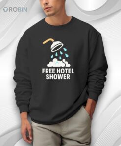 Free Hotel Shower Shirt