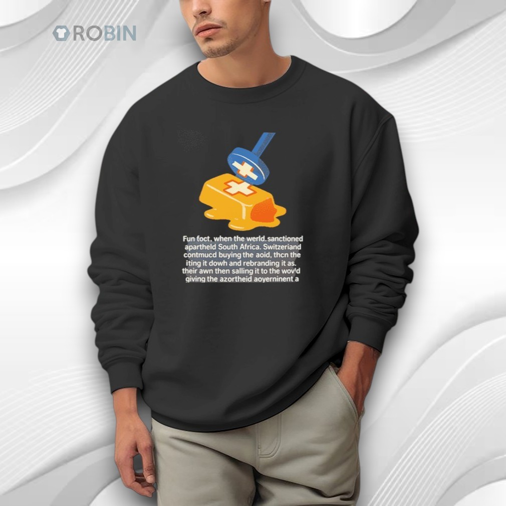 Fun Foct When The Werld Sanctioned Apartheld South Africa Sanctioned Gold Rebrand Shirt Fun Foct When The Werld Sanctioned Apartheld South Africa Sanctioned Gold Rebrand Shirt