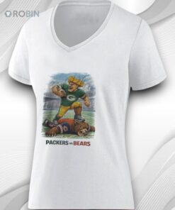 Green Bay Packers Vs. Chicago Bears Rivalries Football Mascot Shirt