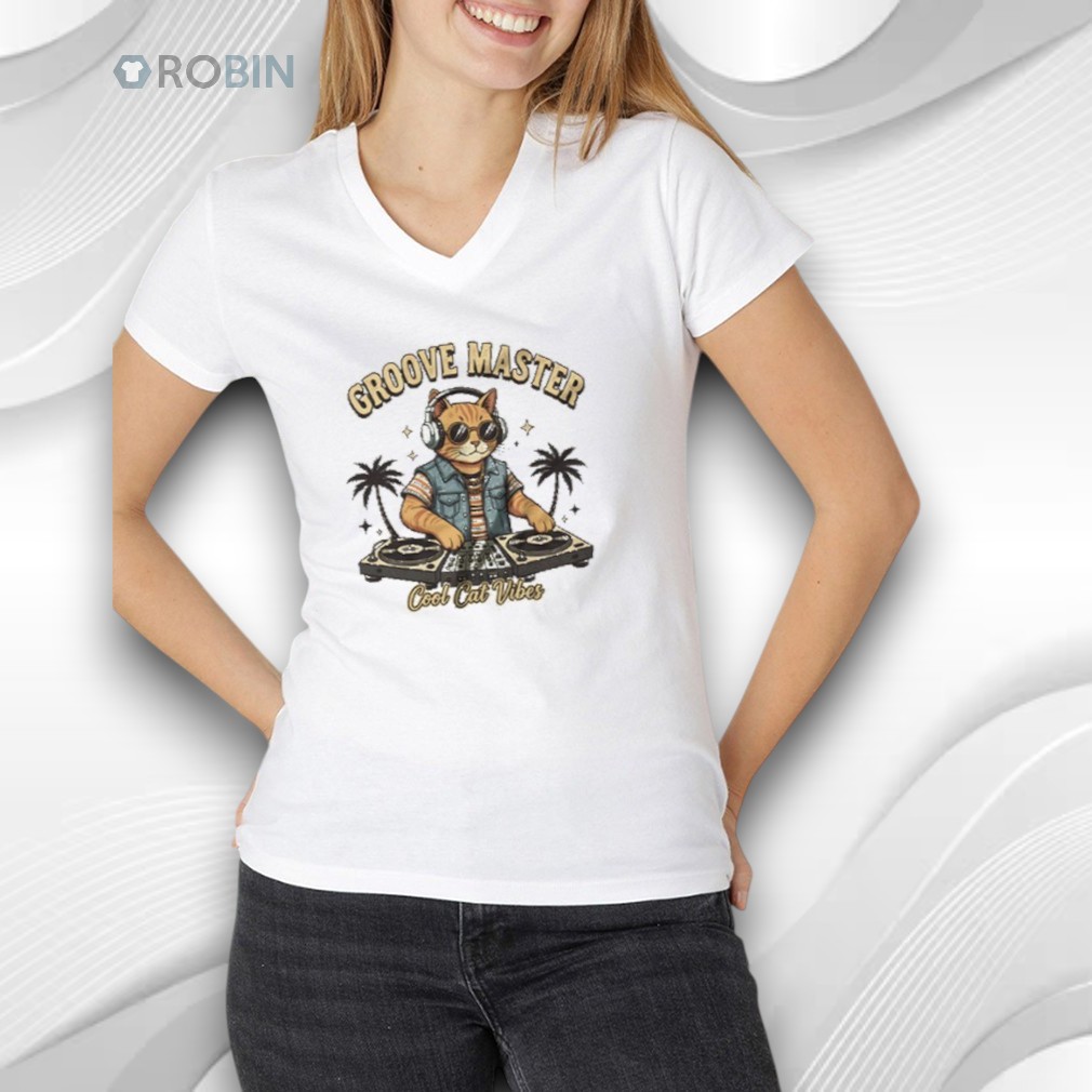 Groove Master Cool Dj Cat Vintage Shirt Groove Master Cool Dj Cat Vintage Shirt