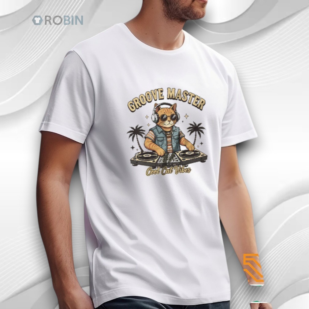Groove Master Cool Dj Cat Vintage Shirt Groove Master Cool Dj Cat Vintage Shirt