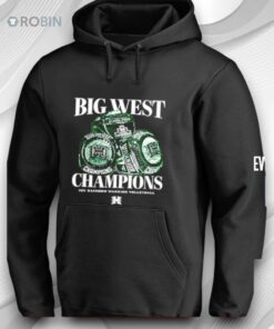 Hawaii Rainbow Warriors Volleyball 2025 Big West Champions Shirt