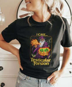 I Cast Testicular Torsion Funny Wizard Meme Unisex Shirt