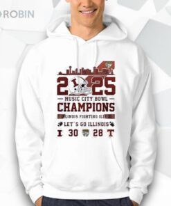 Illinois Football 2025 Music City Bowl Champions Let’s Go Illinois Shirt