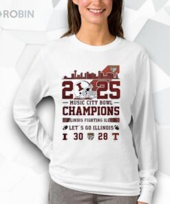 Illinois Football 2025 Music City Bowl Champions Let’s Go Illinois Shirt