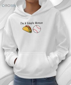 I’m A Simple Woman Tacos Baseball Shirt