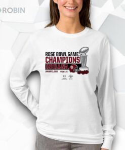 Indiana Football 2026 CFP Rose Bowl Champions Trophy Shirt