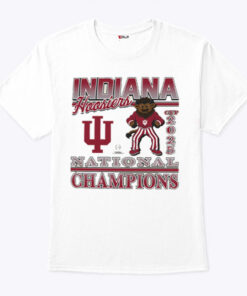 Indiana Hoosiers 2025 2026 CFP National Champions 47 Brand Mascot Unisex Shirt
